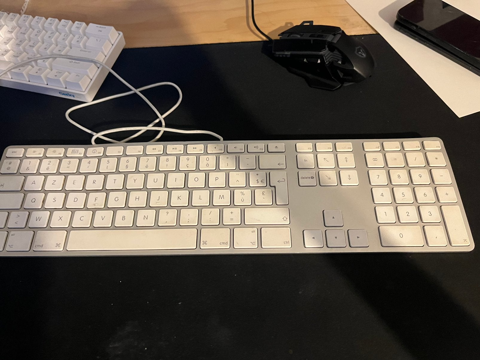 Apple keyboard, Azerty, Comme neuf, Enlèvement, Pavé numérique