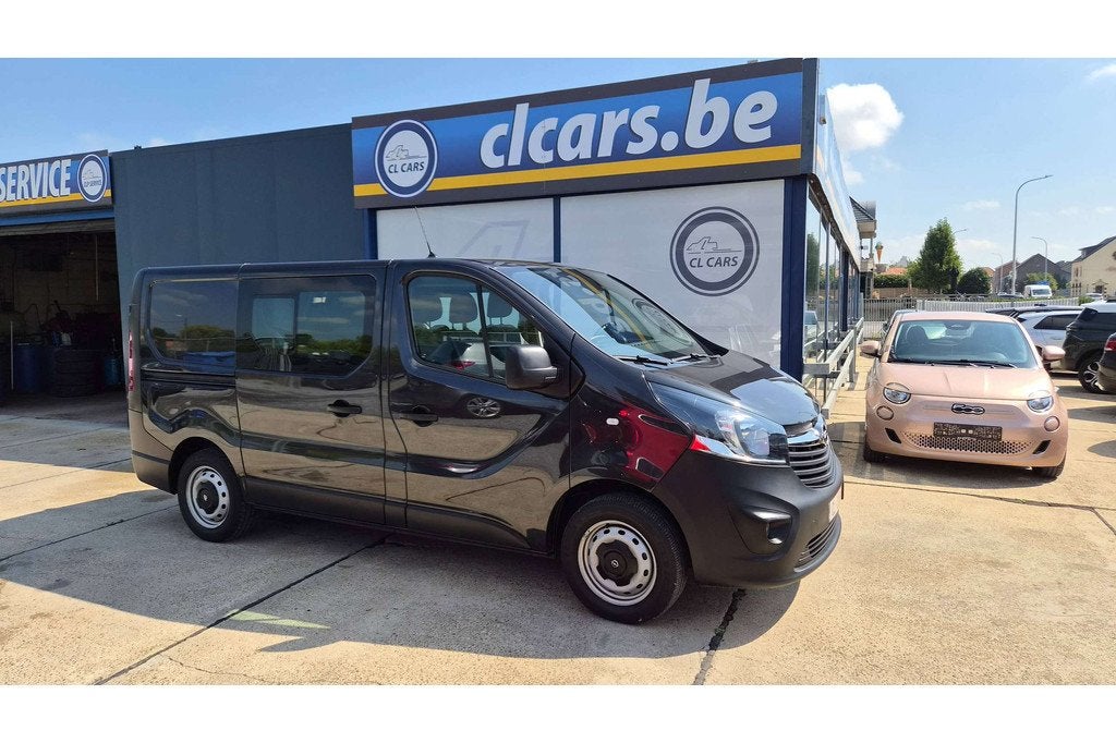 Opel Vivaro 1.6CDTi/euro6/L1/DubCab/6pl/Navi/Cam/Cc/Bt/Trekh, Auto's, Stof, Gebruikt, Euro 6, Overige kleuren