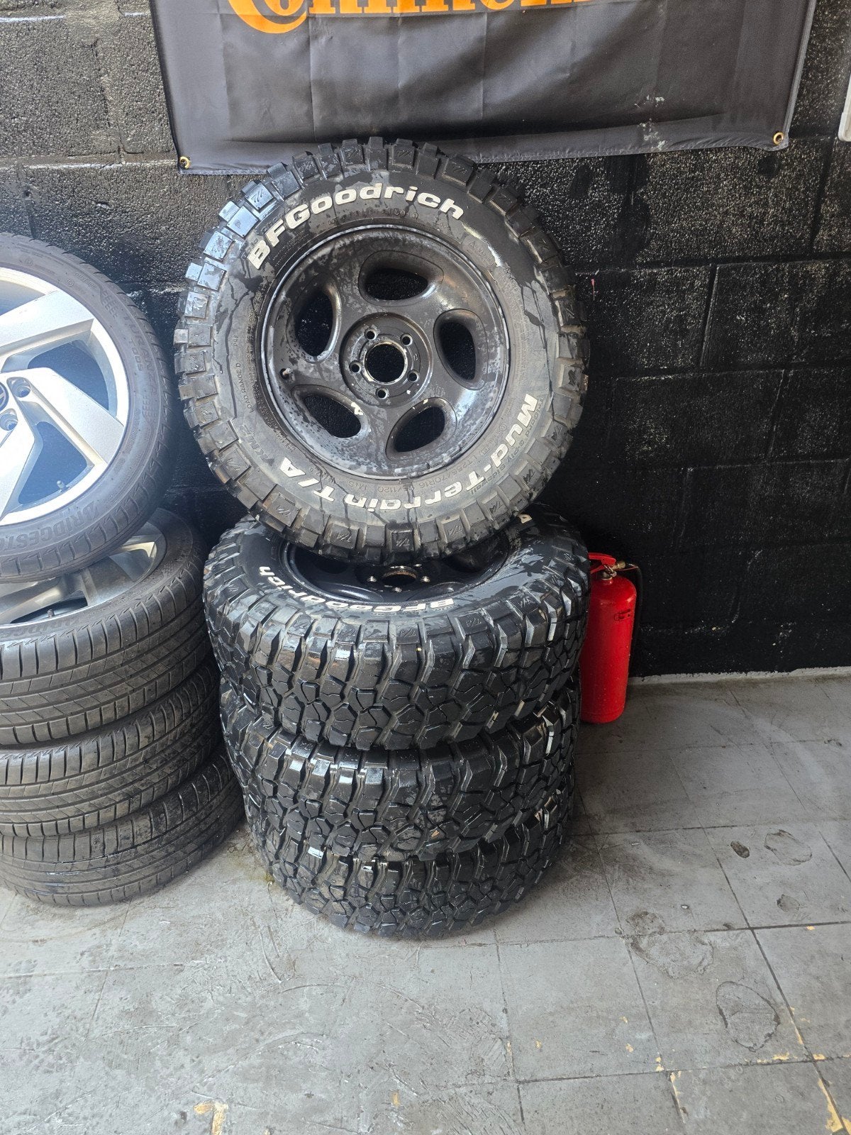 Ofroad velgen met banden 4x4, Ophalen, Band(en)