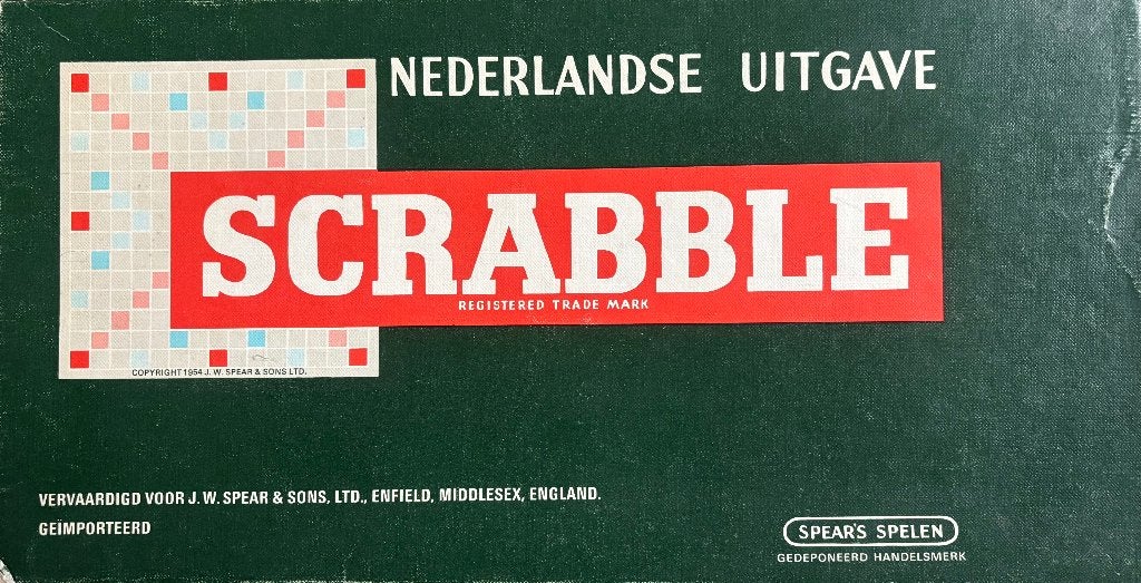 Scrabble, Enlèvement ou Envoi, Utilisé, Spear's Games