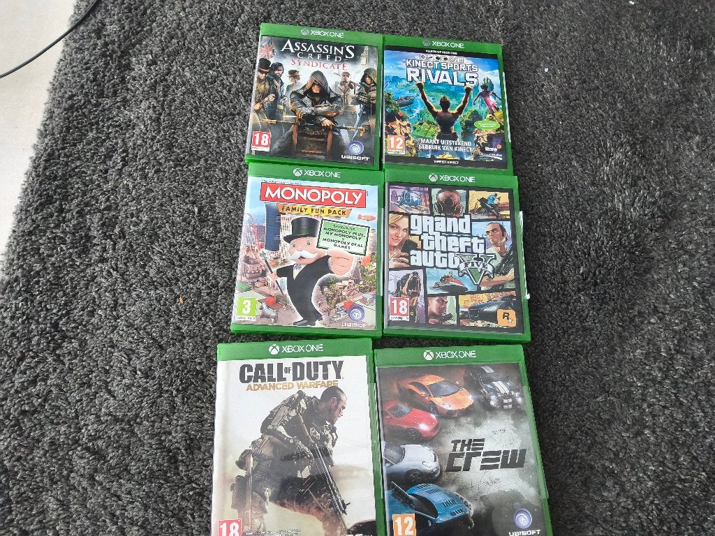 6 Xbox one games, Games en Spelcomputers, Ophalen of Verzenden, Gebruikt, Xbox One