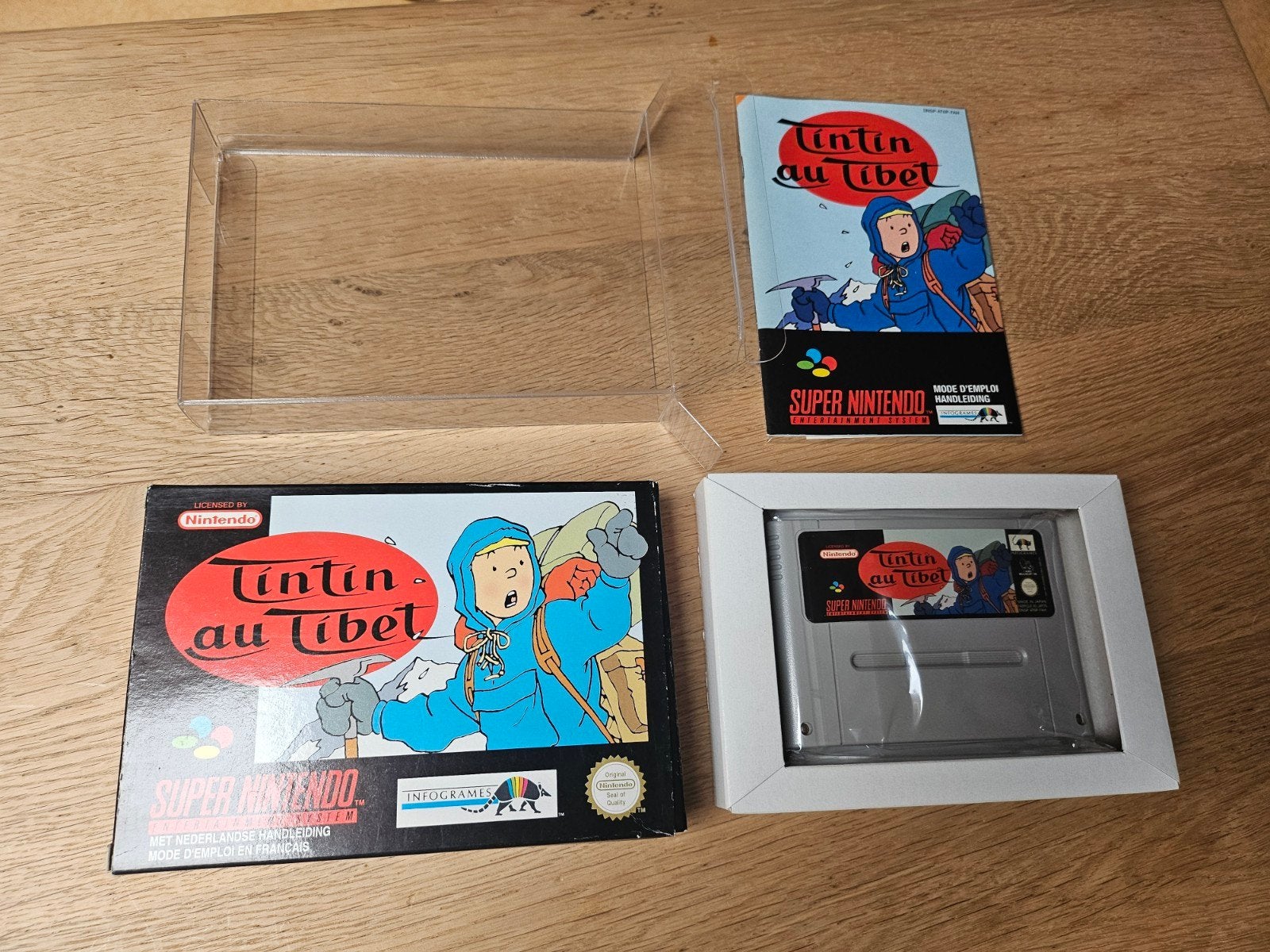 Super Nintendo: Kuifje in Tibet, Games en Spelcomputers, Ophalen of Verzenden