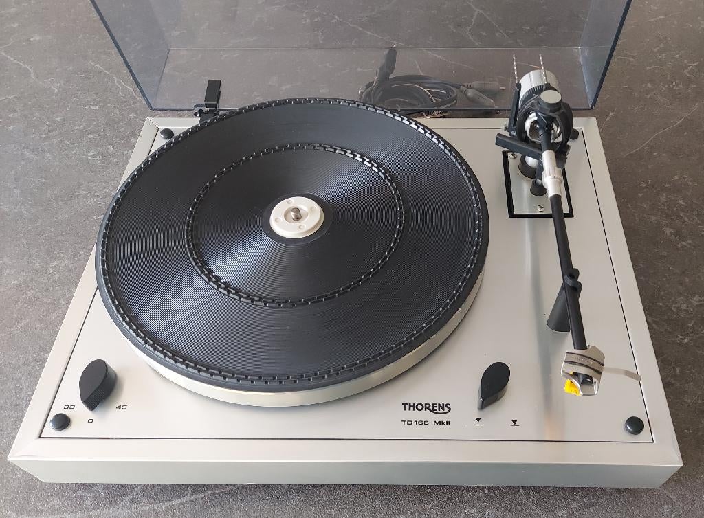 Thorens TD166 MKII platine vinyle, Audio, Tv en Foto, Platenspelers, Gebruikt, Platenspeler, Thorens, Ophalen