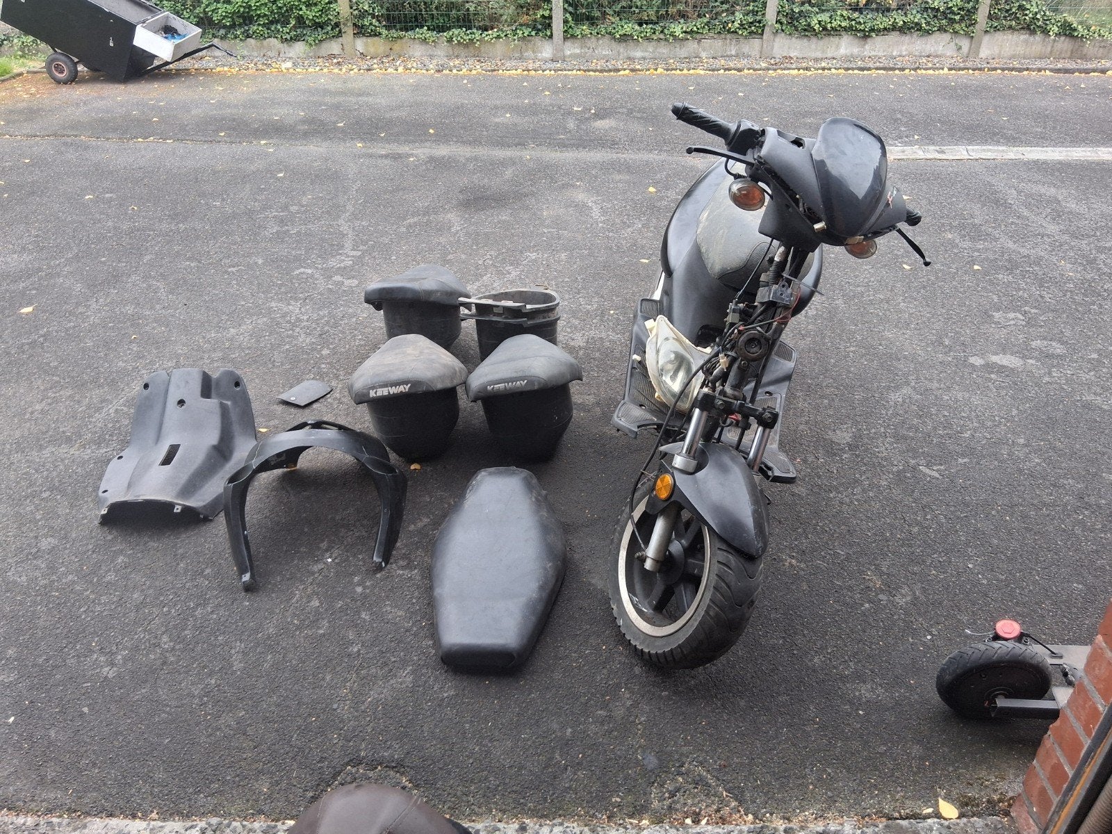 keeway fact  afbraak, Motos, Enlèvement