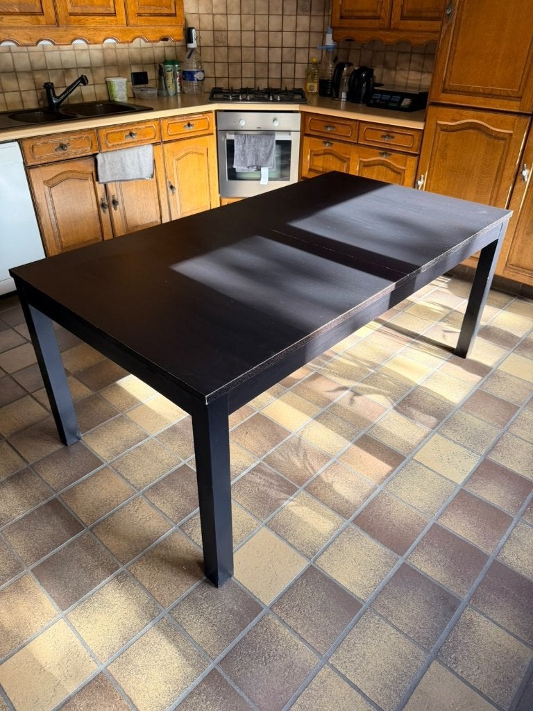Ikea uitschuifbare eettafel, Ophalen, Gebruikt, Rechthoekig
