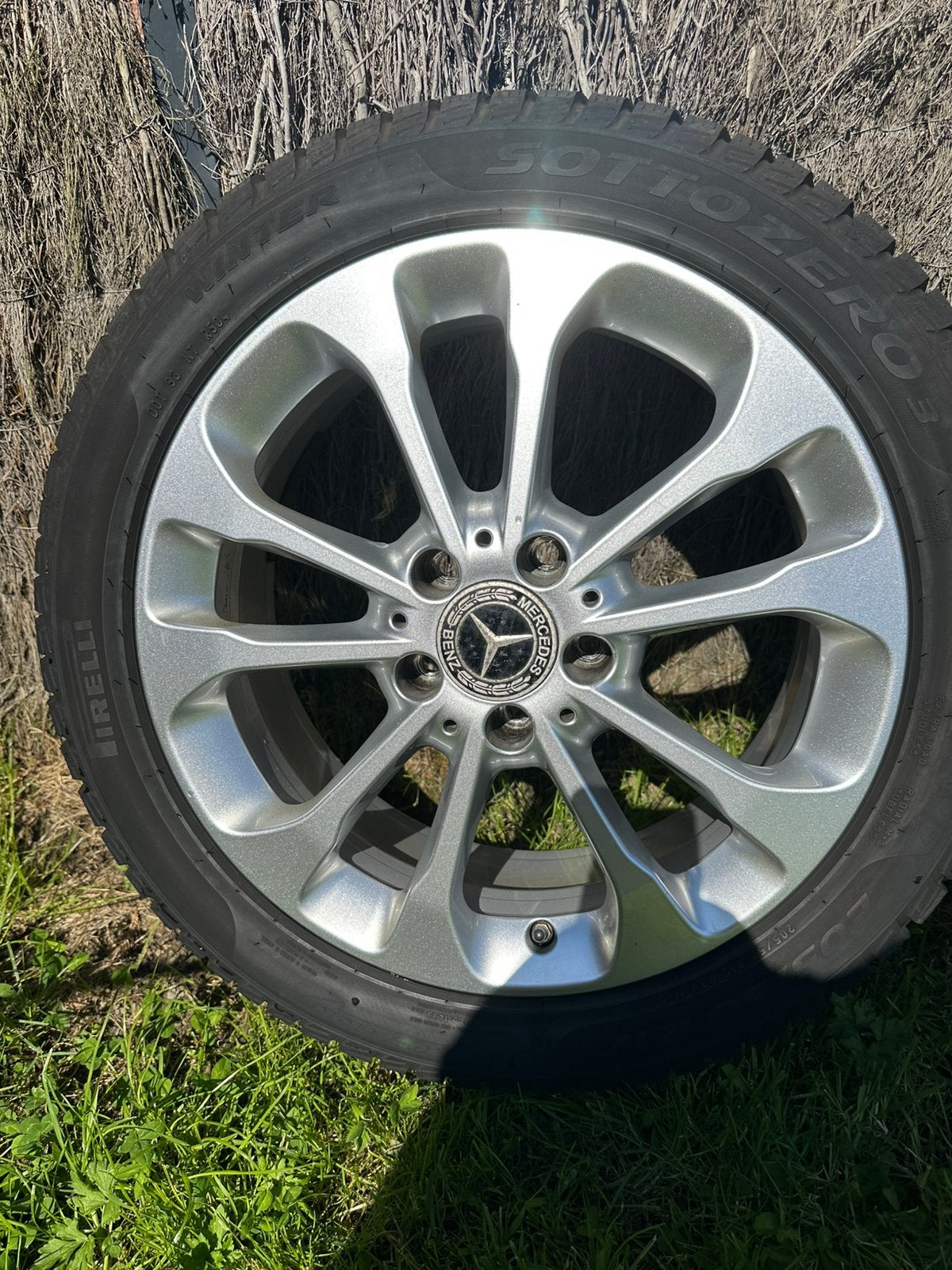 Kit jantes/pneus 17’’ comme neufs Mercedes GLA, Pneus et Jantes, Véhicule de tourisme, 205 mm, 17 pouces