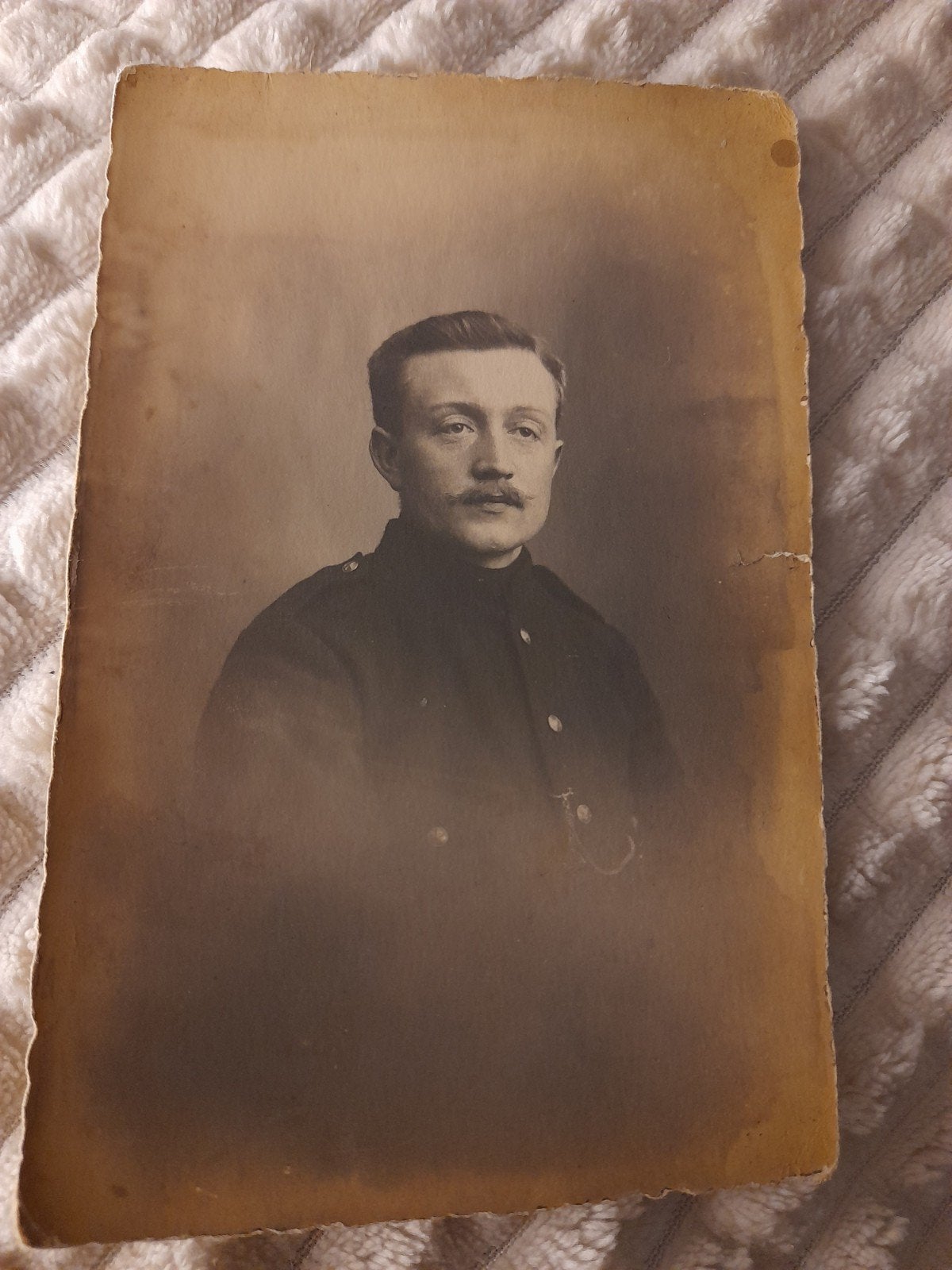 Carte postale "Jeune Homme en uniforme " de 1916, Ophalen of Verzenden, Voor 1920, Ongelopen, Overige thema's