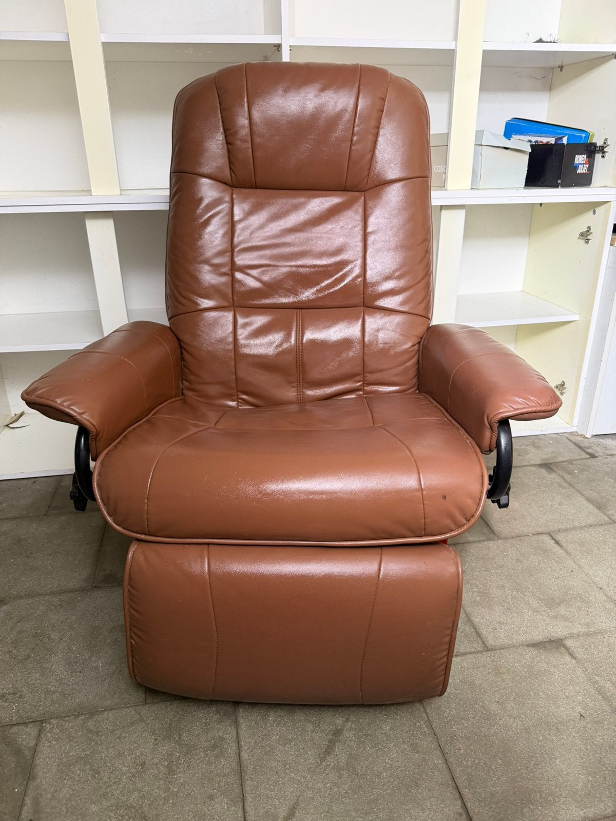 Comfortabele relaxfauteuil / draaibare relaxzetel relaxstoel, Ophalen, Zo goed als nieuw
