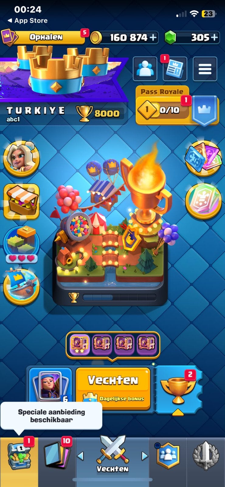 Clash Royale account, Games en Spelcomputers, Ophalen, Zo goed als nieuw