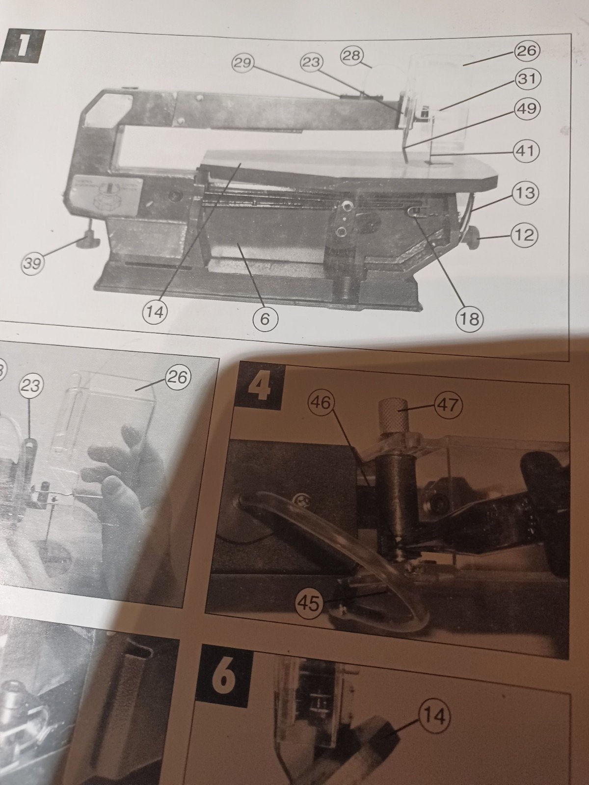 Scie à chantourner électrique STT SS85, Enlèvement
