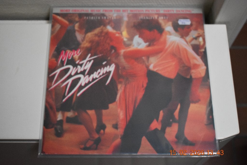 LP : Dirty Dancing met Patrick Swayze en Jennifer Grey, Cd's en Dvd's, Beschermende buitenhoes, Ophalen of Verzenden, Gebruikt