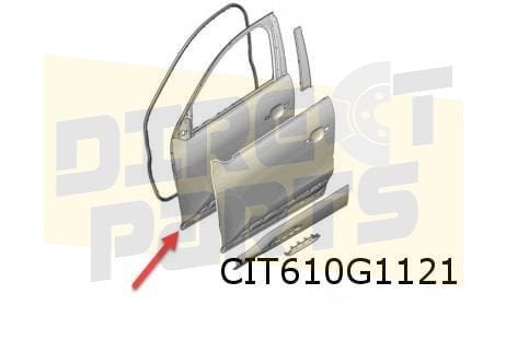 Citroën C4 (10/20-) voorportier Links (E-C4) (te spuiten) Or, Gebruikt, Deur, -, Ophalen of Verzenden