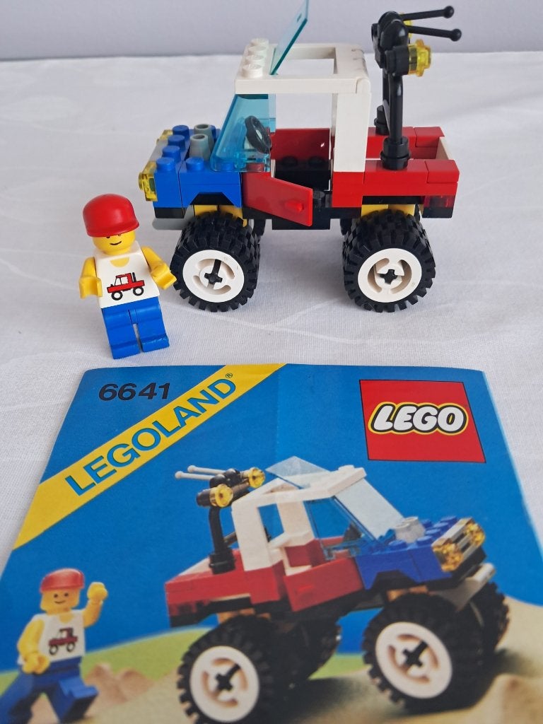 Lego Legoland Wheelin' Truck 6641 1987, Kinderen en Baby's, Speelgoed | Duplo en Lego, Lego, Compleet, Ophalen of Verzenden, Zo goed als nieuw