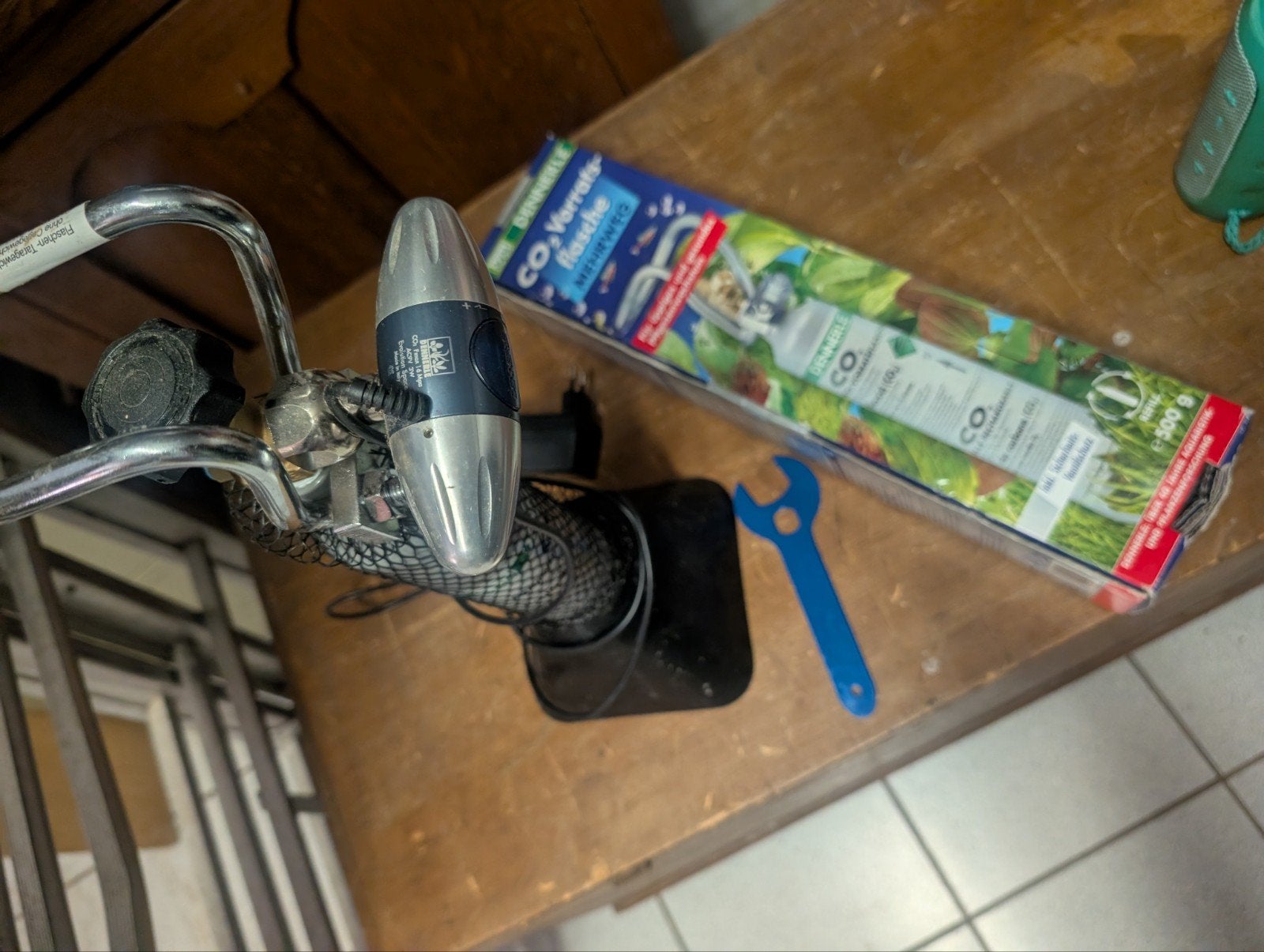 bouteille de Co2, Animaux & Accessoires, Poissons | Aquariums & Accessoires, Enlèvement, Comme neuf, CO₂-systeem, Dennerle