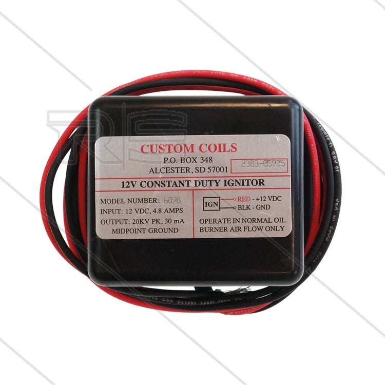 Brandertrafo 12V DC - 20kV Hoogspanning, Envoi