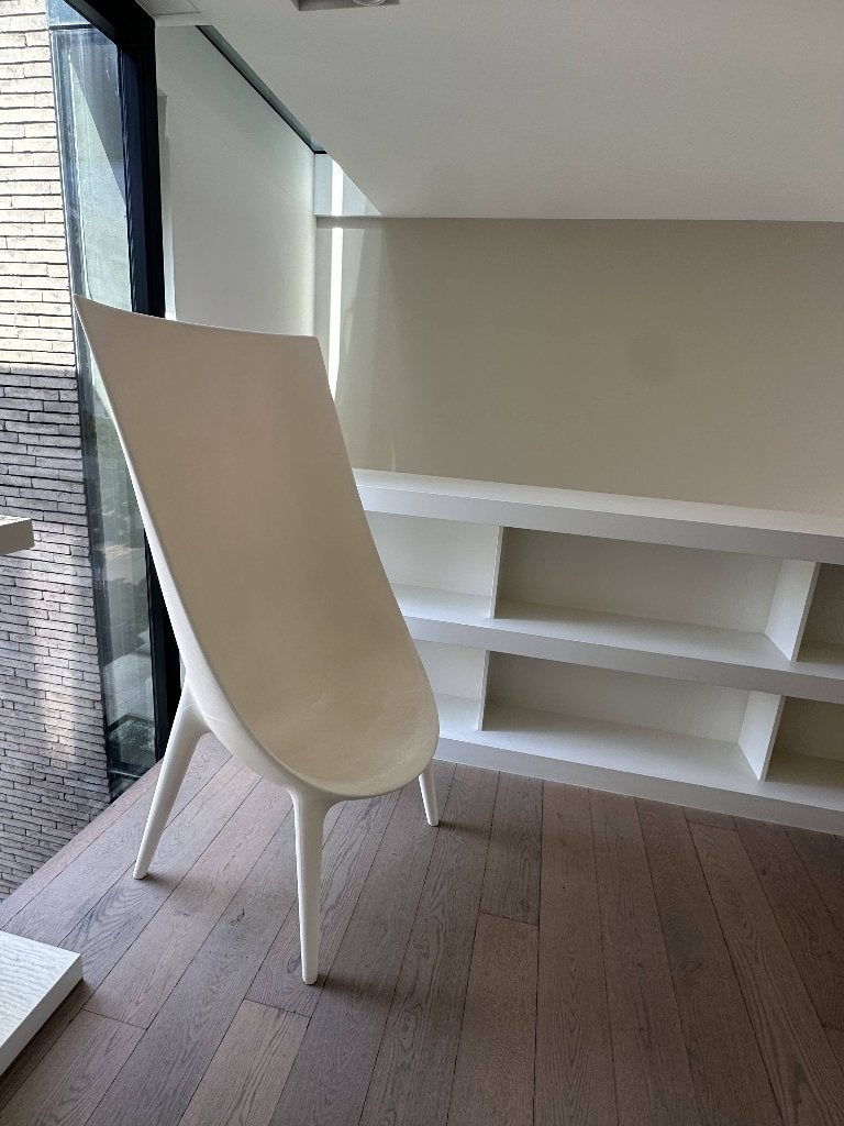 Driade OUT/IN High Chair – Philippe Starck & Eugeni Quitllet, Comme neuf, Synthétique, Enlèvement, Blanc