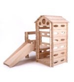 Montessori houten speelhuis zelfbouw, Ophalen, Zo goed als nieuw, Meubelstuk of Keukentje