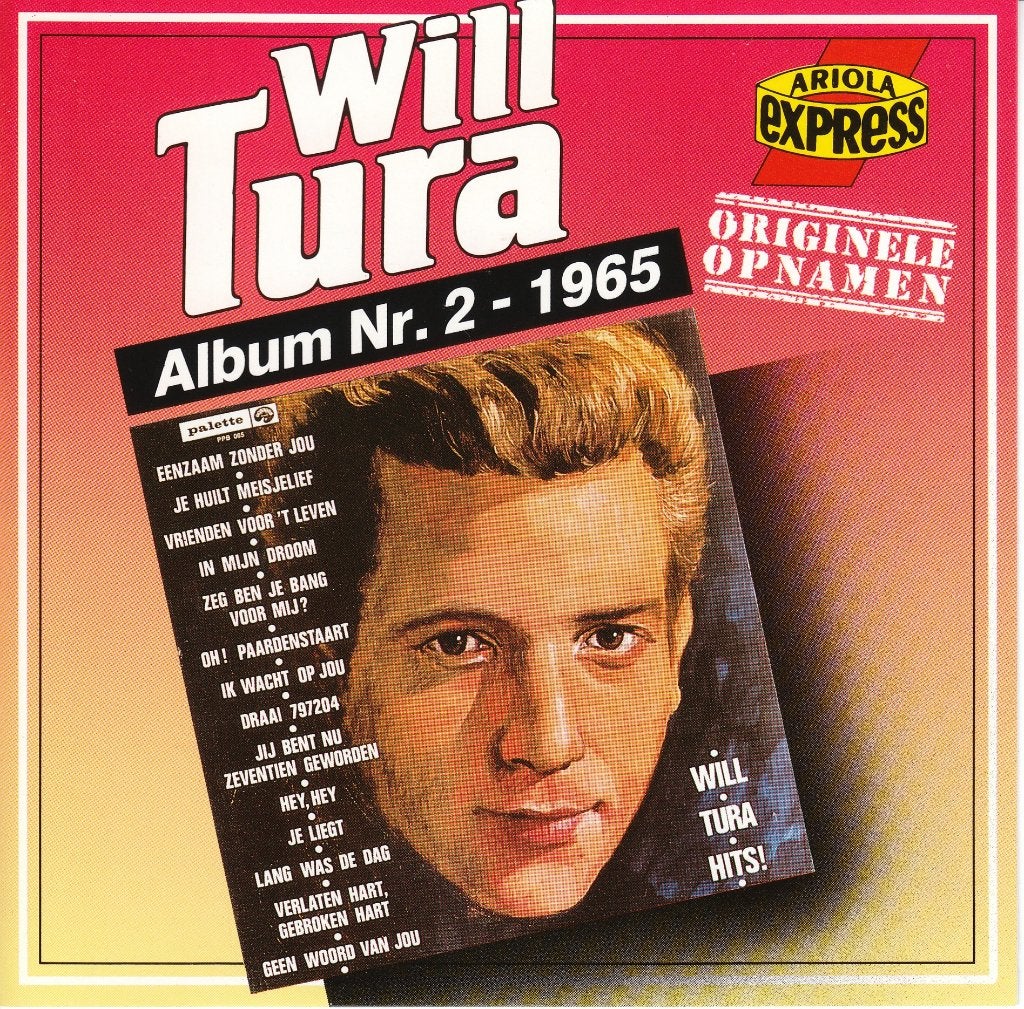 Album 2, 5 of 6 uit de beginjaren van Will Tura, Verzenden, Pop, Album