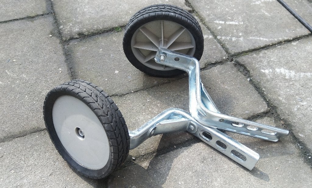 zijwielen voor kinderfiets, als nieuw, Fietsen en Brommers, Ophalen of Verzenden, Zo goed als nieuw, Minder dan 16 inch, Zijwieltjes