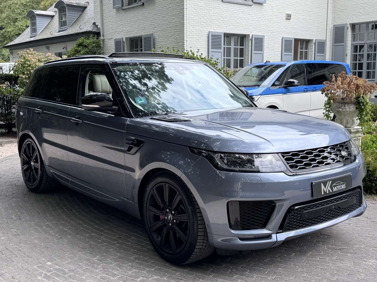 Land Rover Range Rover Sport P400e HSE Dynamic Stealth -Pan, Auto's, 0 min, 400 pk, Beige, Adaptive Cruise Control