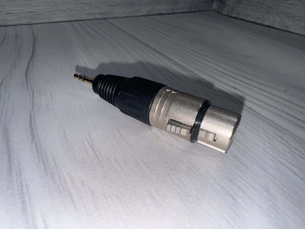 XLR naar 3.5 Neutrik adapter audio-adapter, TV, Hi-fi & Vidéo, Enlèvement, Comme neuf, Moins de 2 mètres, Autres câbles