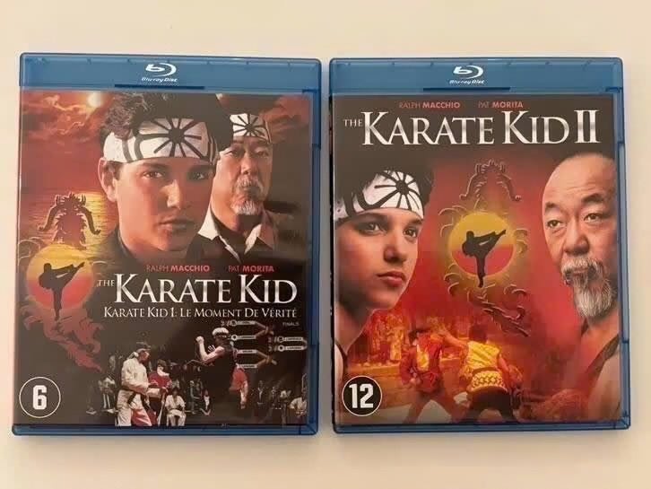 Bluray Karate Kid (1984) + 2 (1986) Ralph Macchio Pat Morita, Cd's en Dvd's, Ophalen of Verzenden, Engels, Nederlands
