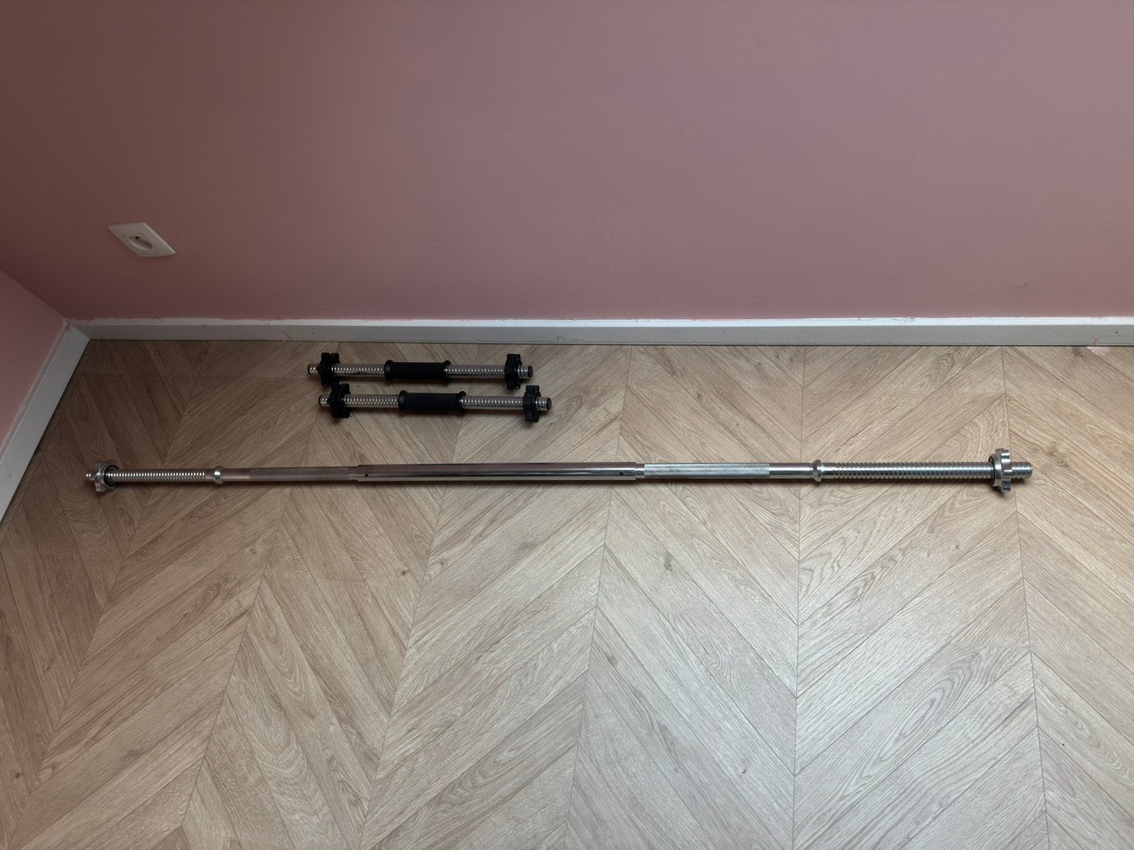 Halter fitness, Sport en Fitness, Ophalen, Zo goed als nieuw, Benen, Halterstangen