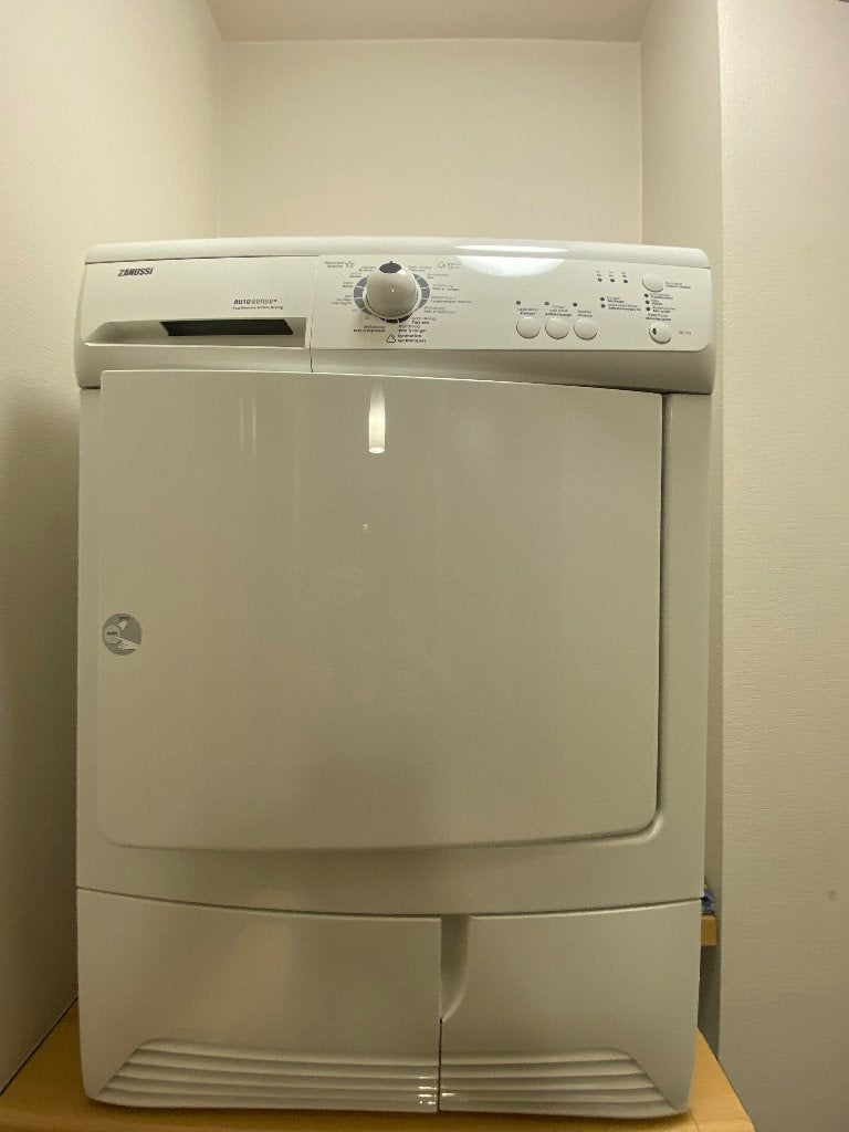Droogkast Zanussi, Elektronische apparatuur, Droogkasten, Ophalen, 6 tot 8 kg, Gebruikt, Voorlader
