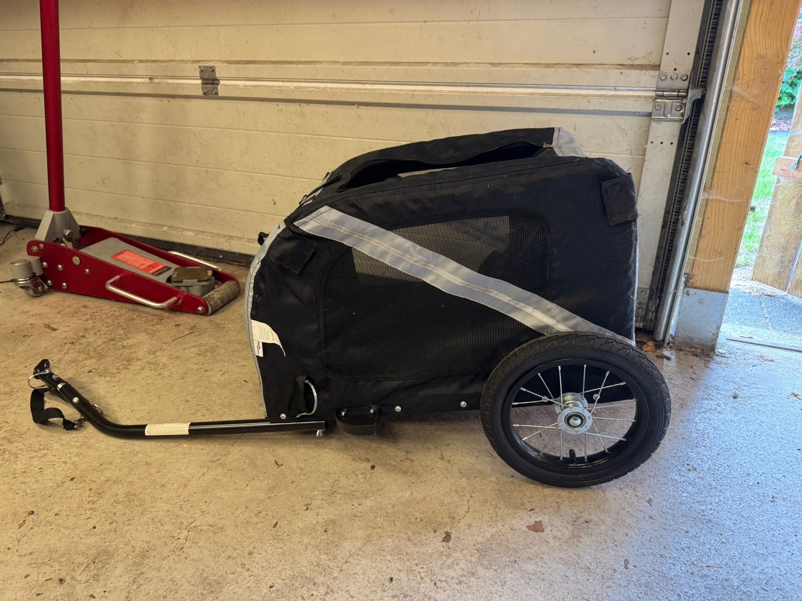 Aanhangwagen fiets / fietskar, Ophalen, Zo goed als nieuw