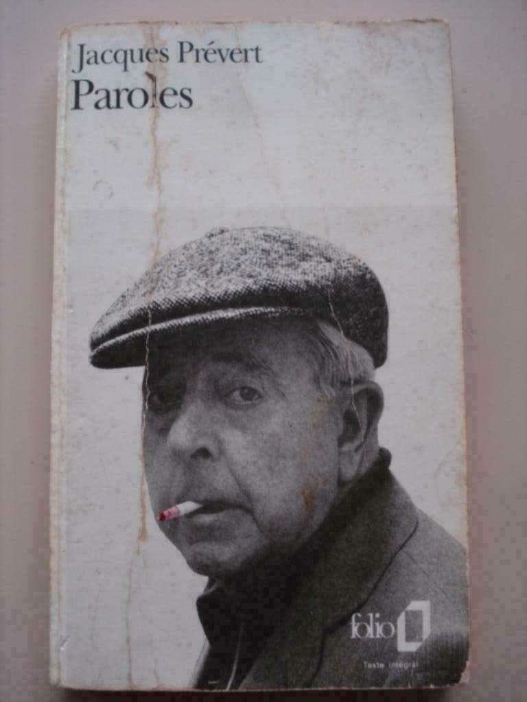 3. Jacques Prévert Paroles Folio 1996, Livres, Poèmes & Poésie, Utilisé, Un auteur, Envoi