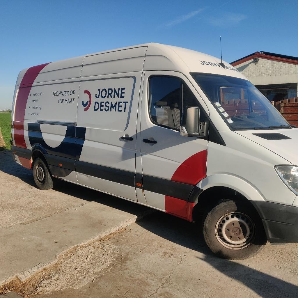 Mercedes sprinter Te Koop, Auto's, Zwart, Wit, Mercedes-Benz, Particulier