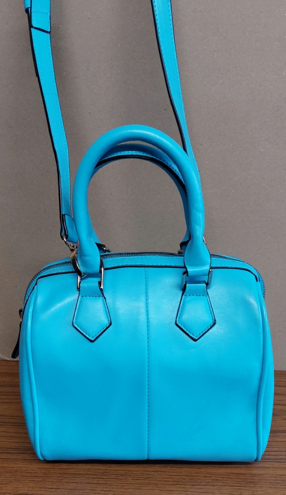 Blauwe handtas, Handtassen en Accessoires, Tassen | Damestassen, Ophalen, Blauw, Handtas