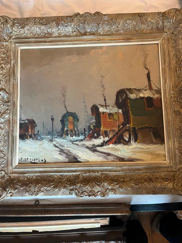 Schilderij Piet Lippens, Enlèvement