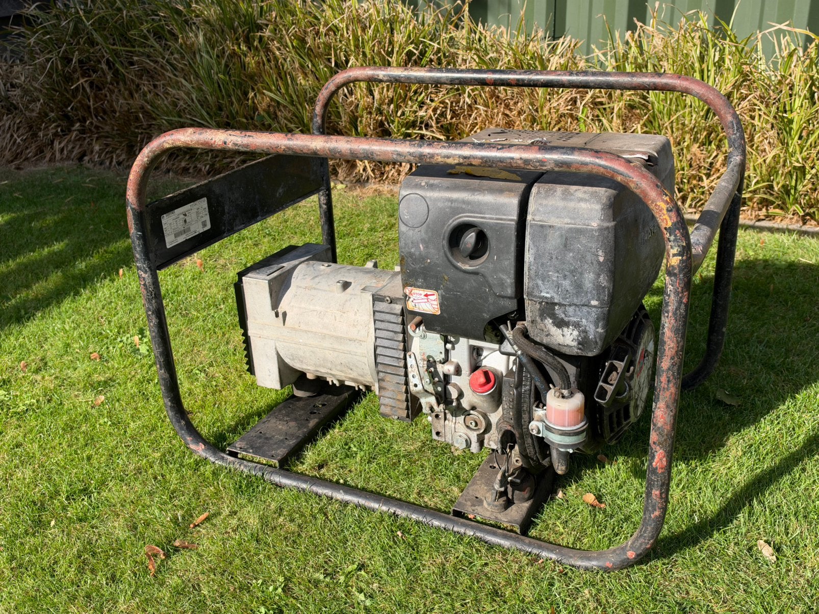Stroomgroep hatz diesel defect, Doe-het-zelf en Bouw, Ophalen, Gebruikt, Elektrisch startend, Dieselolie