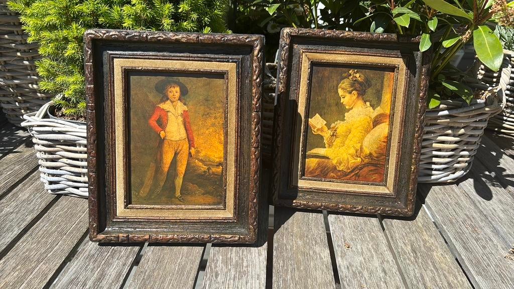Lijstjes (koppel), Antiek en Kunst, Kunst | Schilderijen | Klassiek, Ophalen