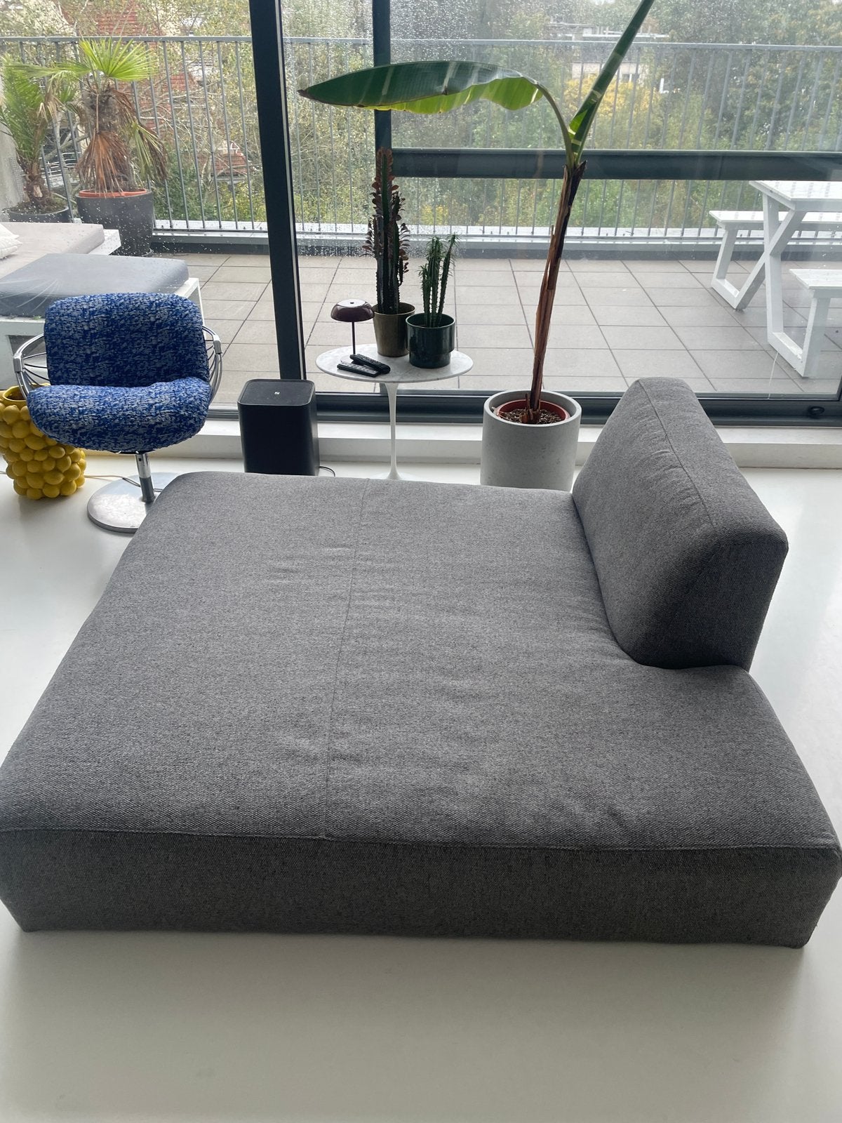 Design chaise longue zetel, 150 cm ou plus, 150 à 200 cm, Enlèvement, Design modern