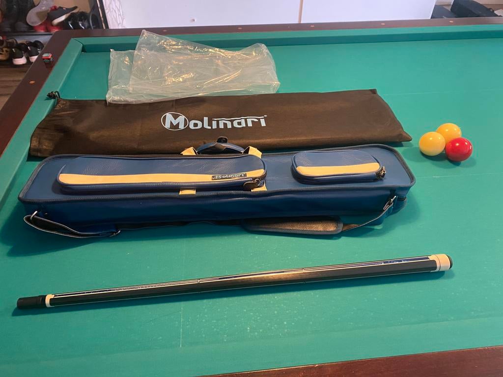 molinari cmi-5 blue snake, Sport en Fitness, Biljarten en Poolen, Ophalen, Nieuw