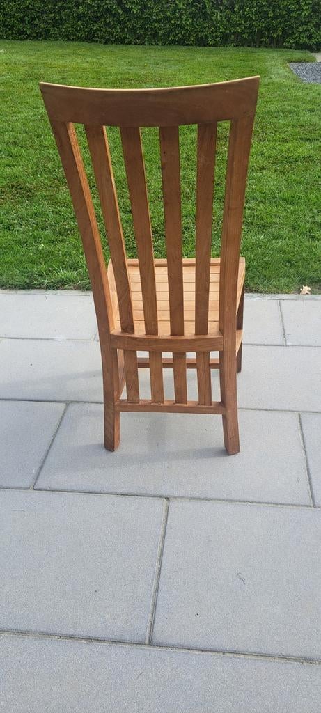 4 chaise en teck