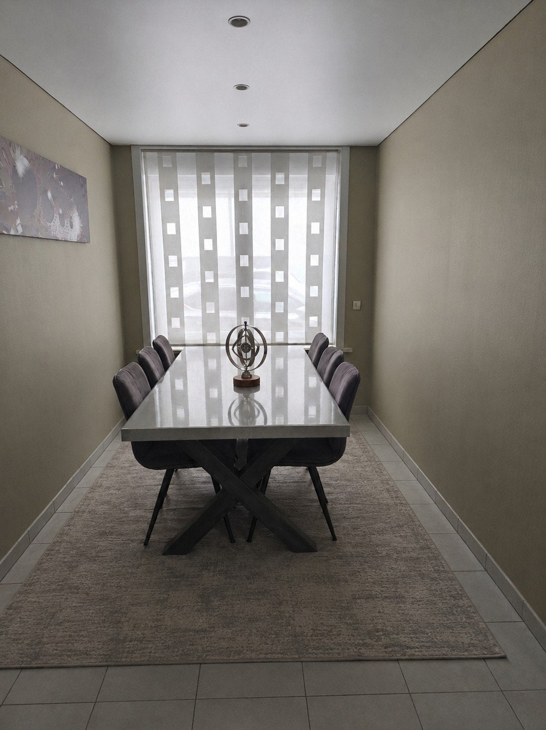 Eettafel met 6 stoelen, Ophalen