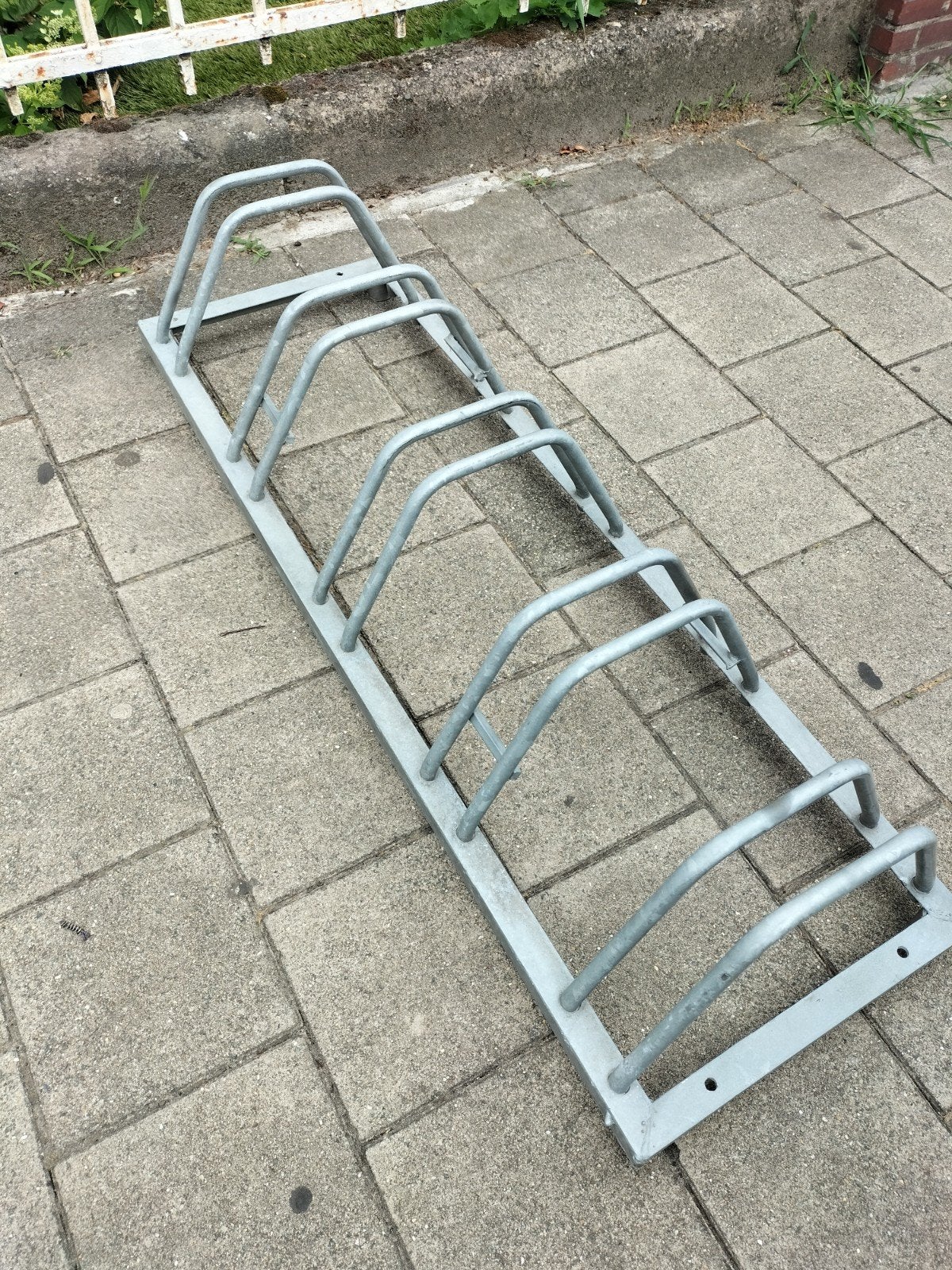 Fietsenrek gegalvaniseerd, Ophalen