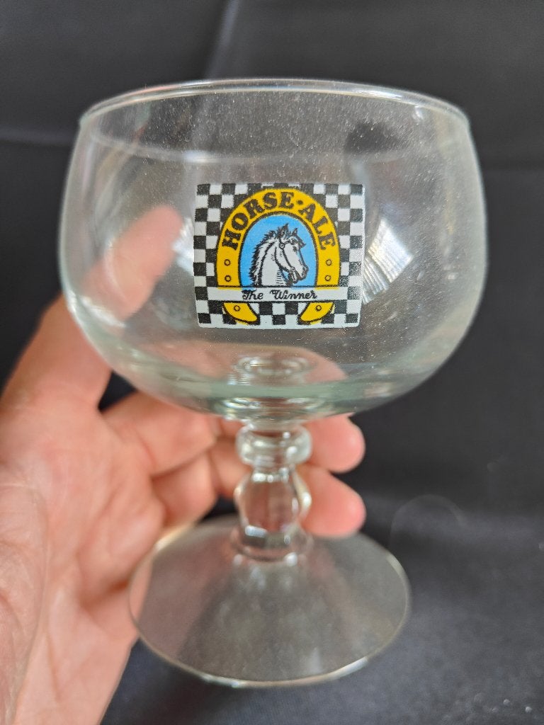 Horse Ale glazen, Ophalen of Verzenden, Zo goed als nieuw, Bierglas