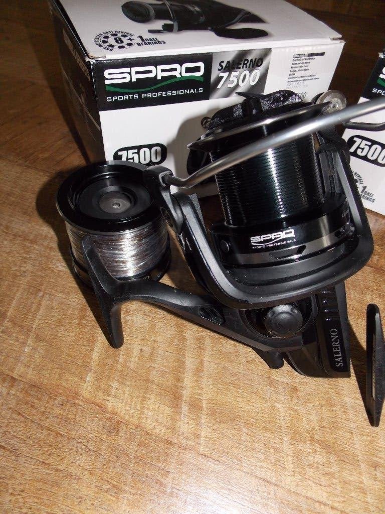 SPRO Salerno 7500,, Enlèvement, Comme neuf, Moulinet