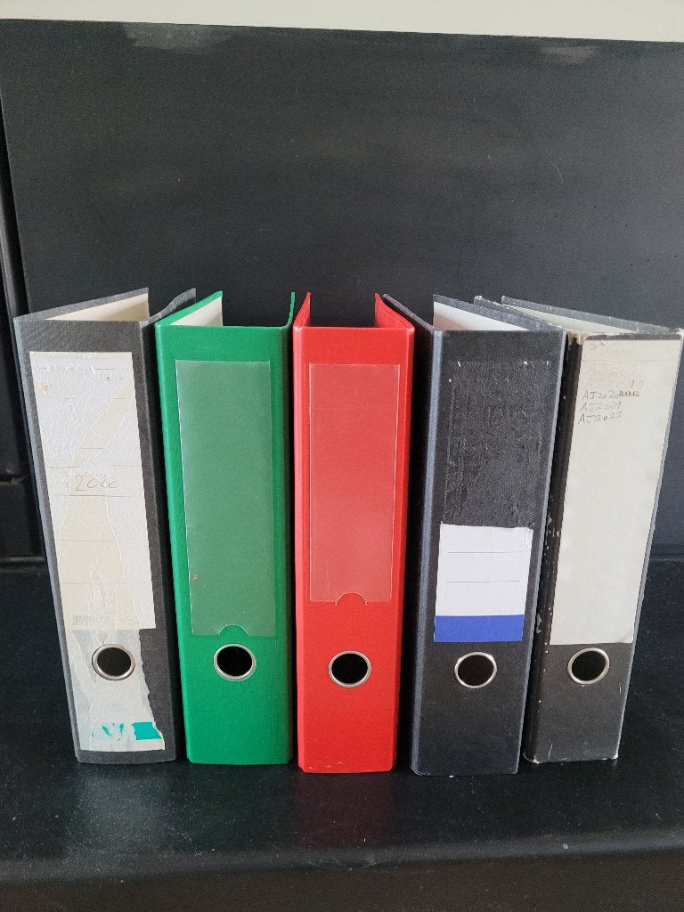 Gratis Ringmappen, Ophalen, Gebruikt