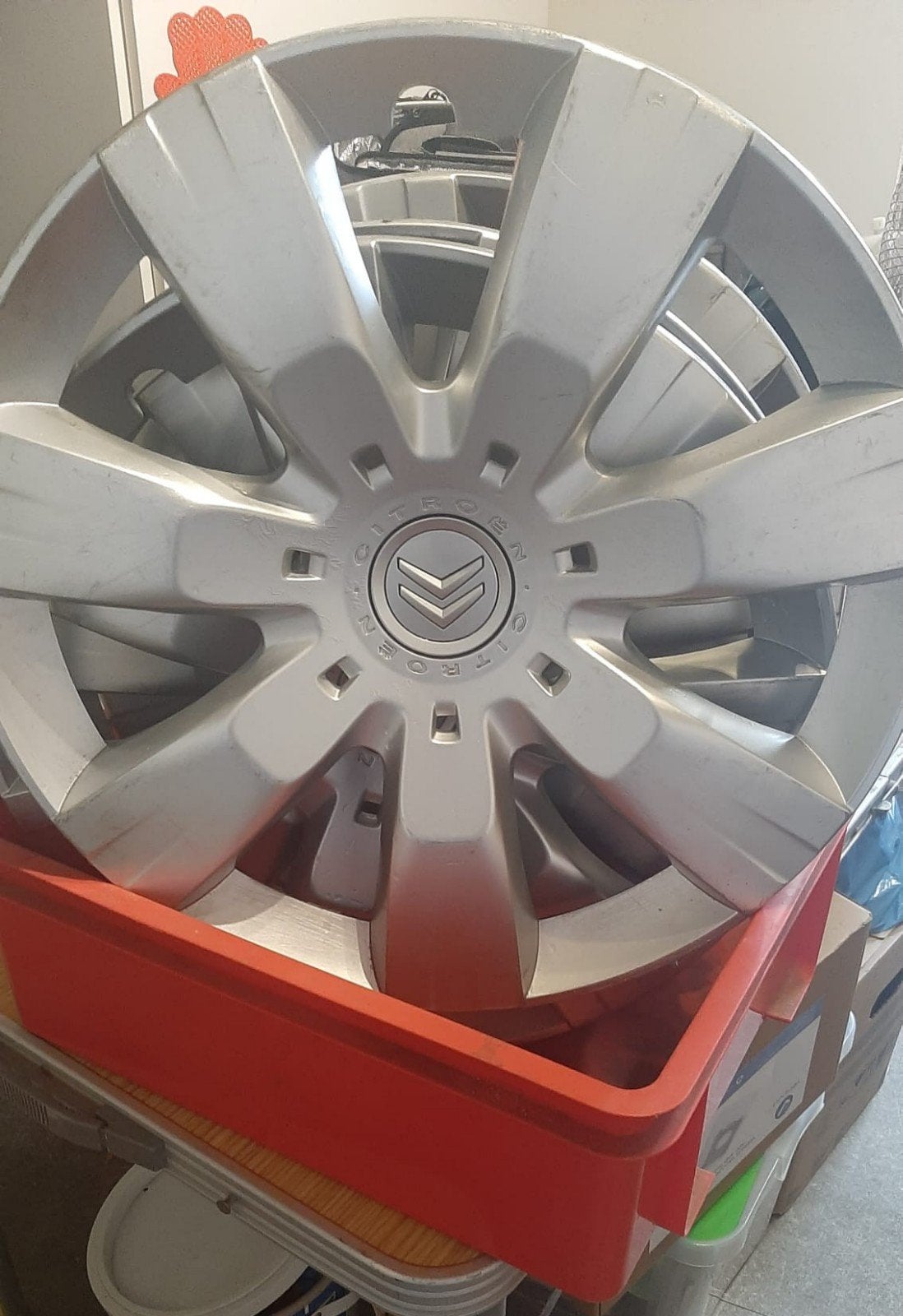 Enjoliveurs Citroën,  4 pièces, Enlèvement