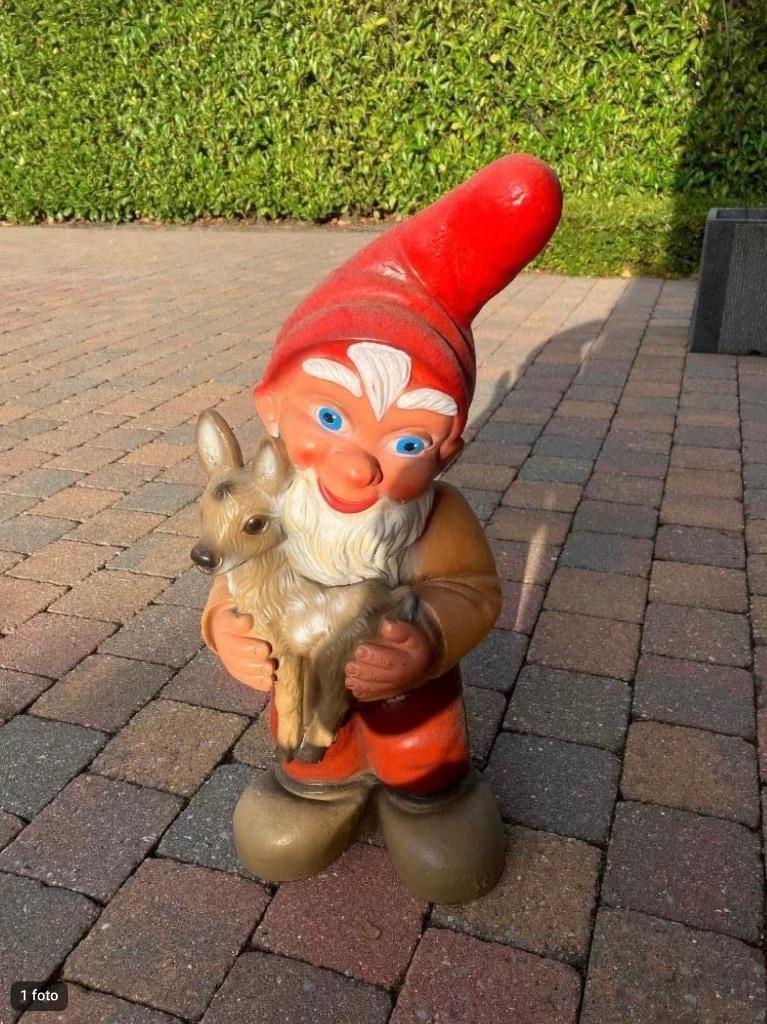 Tuinkabouter, Ophalen of Verzenden, Zo goed als nieuw, Kunststof, Tuinkabouter
