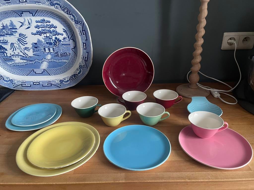 Boch - vaiselle pastel retro varia, Enlèvement ou Envoi