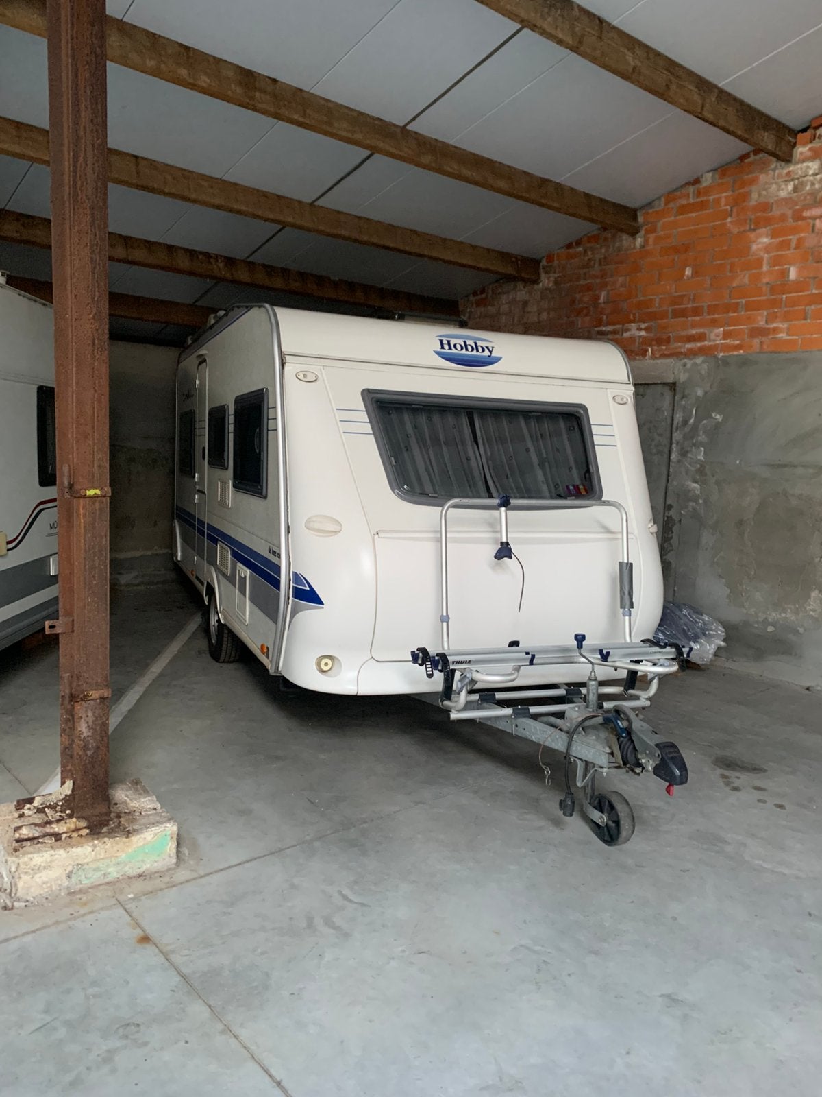 Hobby caravan, Particulier, Fietsenrek, Hobby