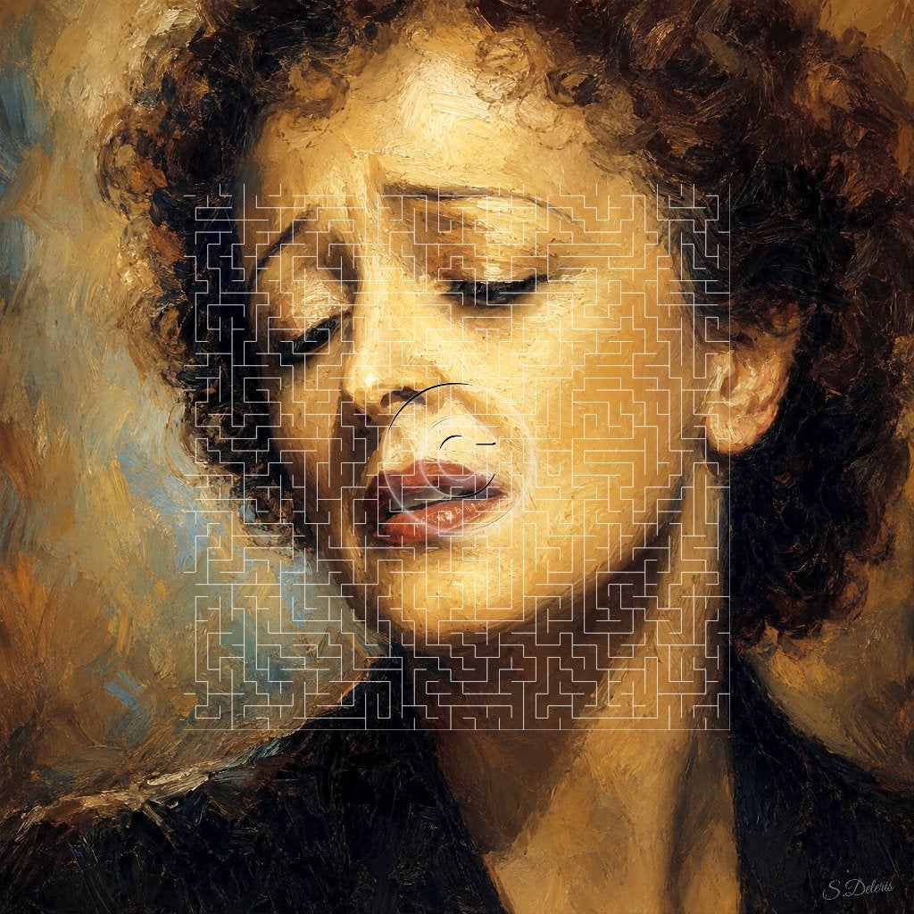 Edith Piaf "L'Émotion de la Môme" Support au choix (60x60), Portrait ou Personnes, Enlèvement ou Envoi, Métal, Signé