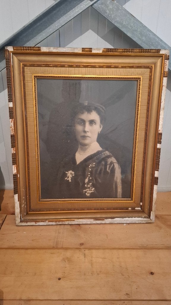 Portrait de 1921, Antiquités & Art, Art | Peinture | Classique, Sous verre, Portrait ou Personnes, Enlèvement, Impression