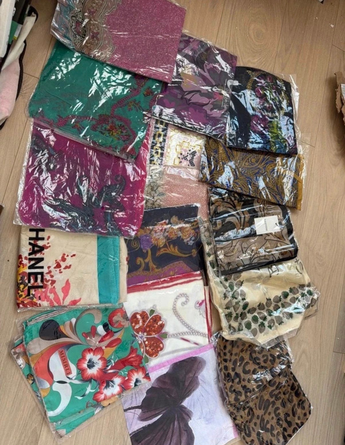 Groot lot hoofddoeken, sjaals, bandanas, Ophalen, Zo goed als nieuw
